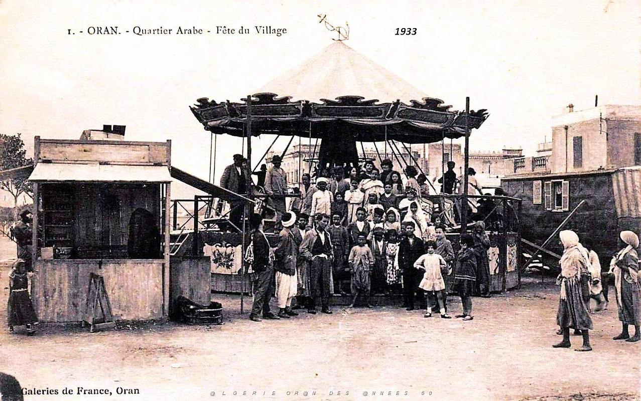 1579- Oran - Village Negre - Fete au quartier arabe - 1933.jpg
